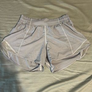 Lululemon grey hotty hot shorts